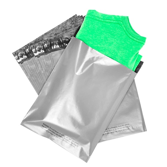 (25) 9x12 Grey Poly Mailers Shipping Envelopes Mailer Bag Self Sealing Gray - Picture 3 of 4